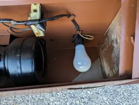 3050 SWANSON Hood Blower Copper Finish Dual Lamp #3