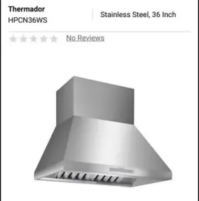 HOCN36WS THERMADOR Wall Hood Integrated Blower Duct Cover