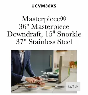UCVM36XS THERMADOR Masterpiece Convertible Ventilation #2
