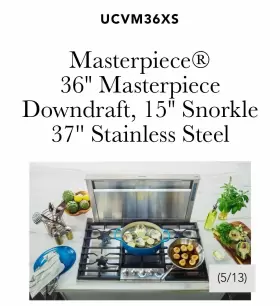 UCVM36XS THERMADOR Masterpiece Convertible Ventilation #3