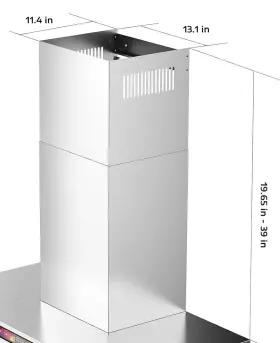 ZM-ZMRH-05S THERMADOR Steel Telescopic Hood Duct Cover