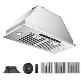 711181820485 THROES Cfm Convertible Hood Steel Led Carbon