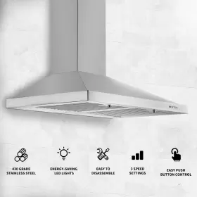 779360076429 TIEASY Hood Steel Cfm Kitchen Wit #2