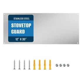 SSCP12 TUTU Steel Stove Backsplash Reversible