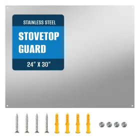 SSCP24 TUTU Steel Stove Backsplash Reversible Ultra Flat