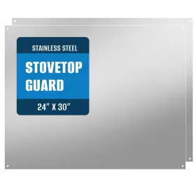 SSCP24-2P TUTU Steel Stove Backsplash Reversible Ultra Flat