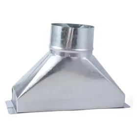 Tvkjhg 721545418104 3 1/4-inch X 10-inch To 6-inch Diameter Galvanized Rectangular Round 6inch