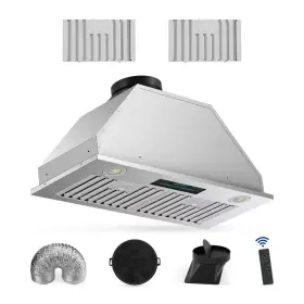 744759939432 TYLZA Cfm Convertible Ductless Ducted Hood Ste