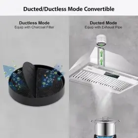 KME06-30 TYLZA Cfm Convertible Ductless Ducted Hood #2