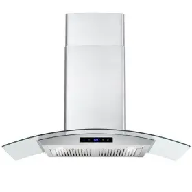 662880772110 UKISHIRO Wall Hood Tempered Glass Touch Panel