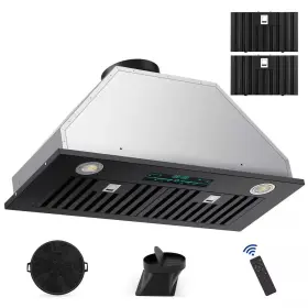 744759303462 VELIVI Cfm Convertible Ductless Hood Steel