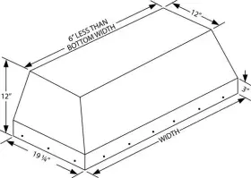 BH346SLDSS VENT-A-HOOD Wall Liner Blower #3