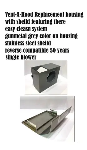 P1027ESS VENT-A-HOOD Double Blower Housing Sheild Clean