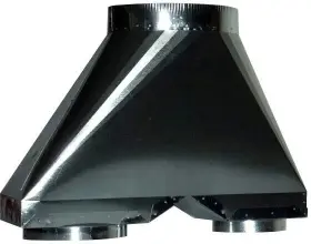 VP562 VENT-A-HOOD Blower Transition Round Duct