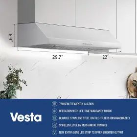 Vesta VESTA CHICAGO Cabinet Hood Seamless #2