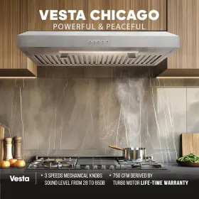 Vesta VESTA CHICAGO Cabinet Hood Seamless
