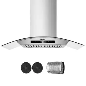 744759229847 VEVOR Wall Mount Hood Chimney Ceiling Vent Cfm