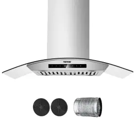 DXSCYYJ30INCJFDILV1 VEVOR Wall Mount Hood Chimney Cfm Steel