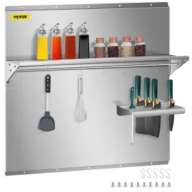 DYB36X30.75YC0001 VEVOR Backsplash Shelf Steel
