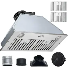 Q30450CFM110VIT8VV1-0816 VEVOR Ducted Hood Steel Kitchen