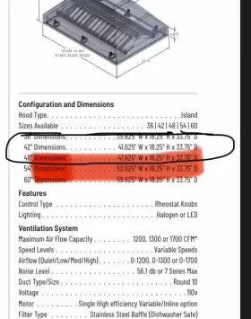 VCIH54208SS VIKING Chimney Hood Steel #3