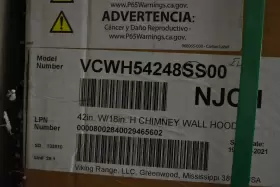 VCWH54248SS00 VIKING Wall Mount Chimney Hood Blower #3
