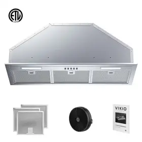 744110578393 VIKIO Cfm Ducted Hood Steel Mesh Filter