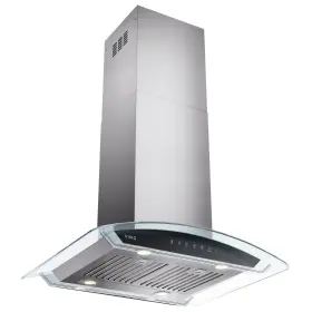 IS01-30 VIKIO HOME Island Mount Hood Cfm Fan Steel Glass