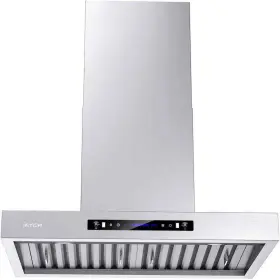 IKP01-36-J VIKIO Cfm Ducted Wall Mount Hood Steel Dishwasher