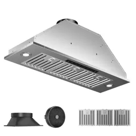 RHIN01-36 VIKIO Cfm Convertible Ducted Ductless Hood Led