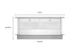 UXD8636DYS WHIRLPOOL Downdraft Ventilation Cfm Reversible