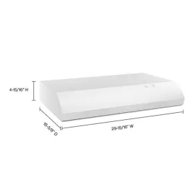 UXT2030ADW WHIRLPOOL Externally Vented Hood #3