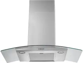 WVW51UC6FS WHIRLPOOL Concave Glass Wall Mount Hood Steel