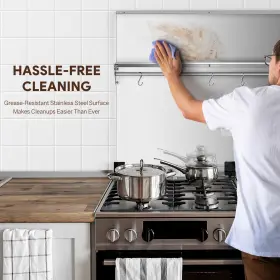 WGB-3630 WILPREP Backsplash Steel Storage Shelf #3
