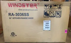 RA-3036SS WINDSTER Externally Vented Cabinet Hood #2