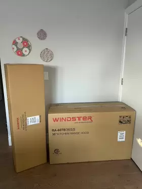 RA7736SS WINDSTER Kitchen Hood Extension Duct Cover Box