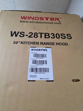 WS-28TB30SS WINDSTER Convertible Hood Steel