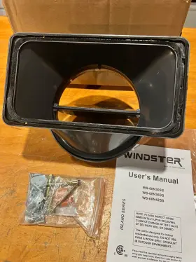 WS-68HILDC WINDSTER Transition Collar Mounting Hood