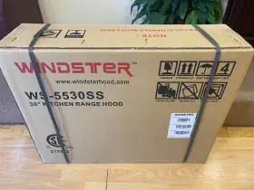 WS5530SS WINDSTER Steel Convertible Cabinet Hood #3