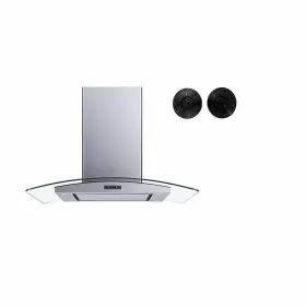 819037023247 WINFLO Convertible Steel Glass Island Hood #2