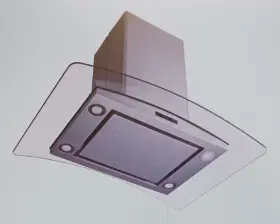 IR001C30SR WINFLO Convertible Steel Glass Island Hood #3