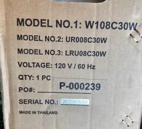 W108C30W WINFLO Cabinet Hood #2