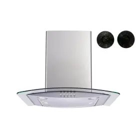 WR002C30F WINFLO Wall Mount Hood Convertible Glass Steel