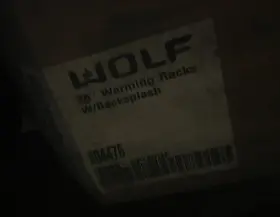 804476 WOLF Warming Racks Backsplash