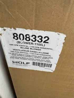 80832 WOLF Cfm Ventilation Inline Blower #2