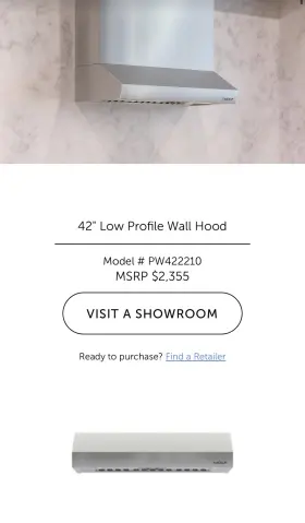 PW422210 WOLF Wall Mount Hood Blower