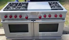 DF60650DG WOLF RANGE Hood Dual Fuel Burners Dg