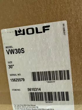 VW30S WOLF Steel Wall Mount Chimney Hood #3