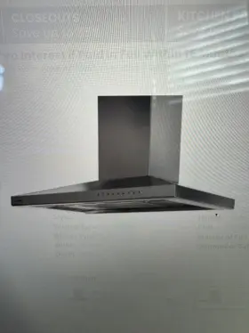 VW36S WOLF Wall Mount Chimney Hood