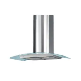 XOM30G XO Steel Wall Mount Glass Canopy Chimney Hood